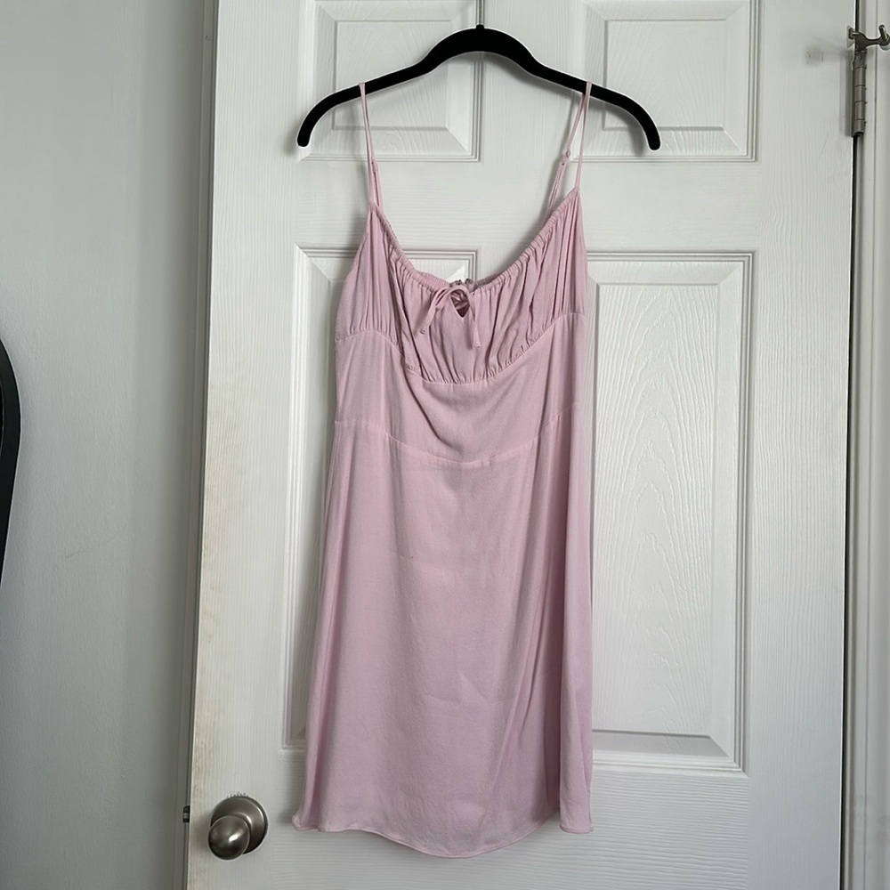 Aritzia pink dress, size M